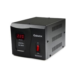 Стабілізатори напруги Стабілізатор напруги Gemix GX-501D Чорний